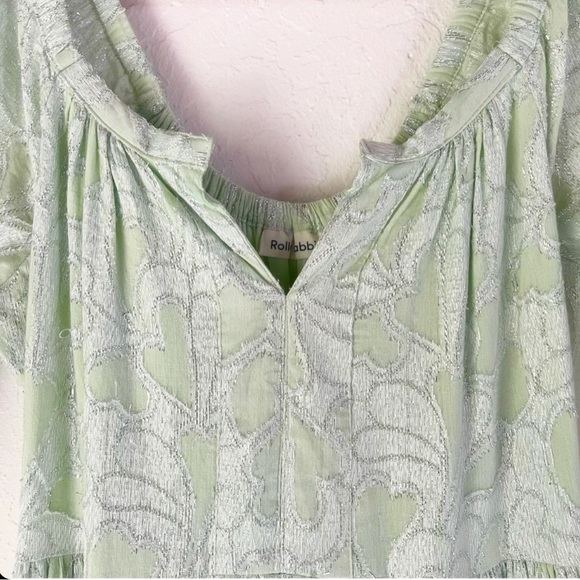 Roberta Roller Rabbit Silver & Mint Clermont Dress - Picture 4 of 7